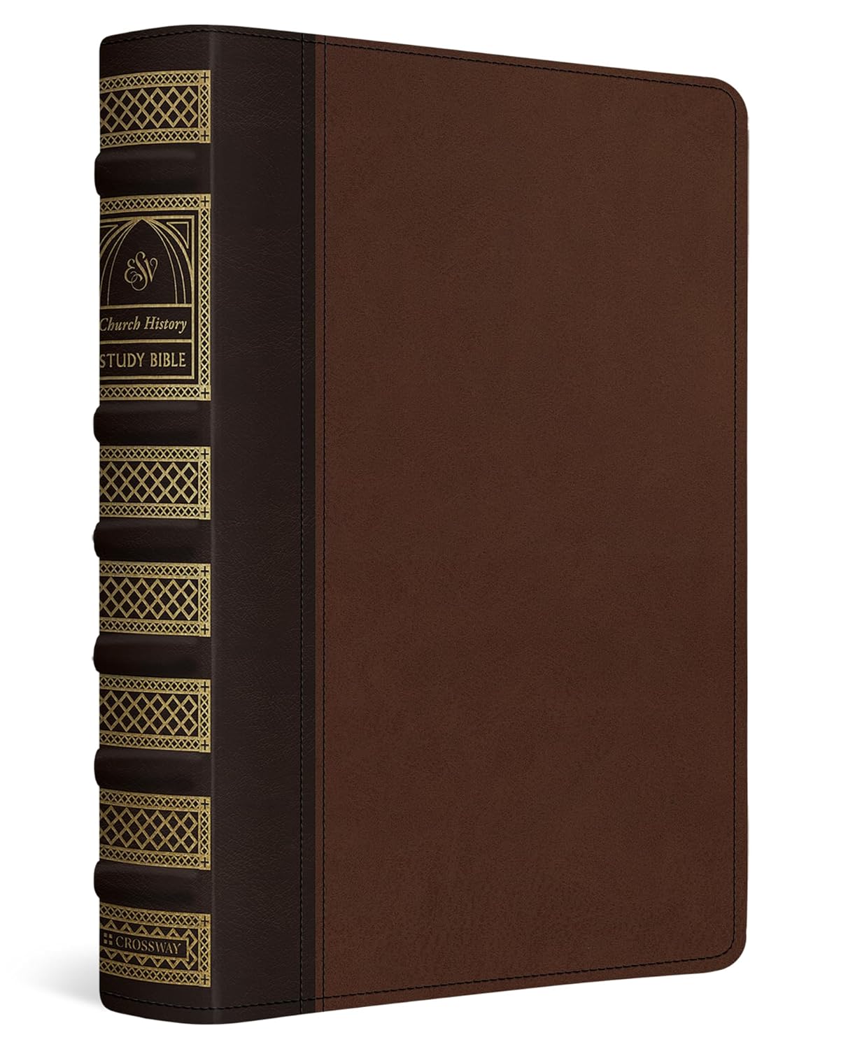 ESV Church History SB (TT, Brown/Walnut)