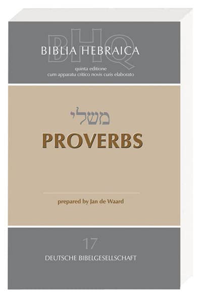 Proverbs Hebrew Bible 5277