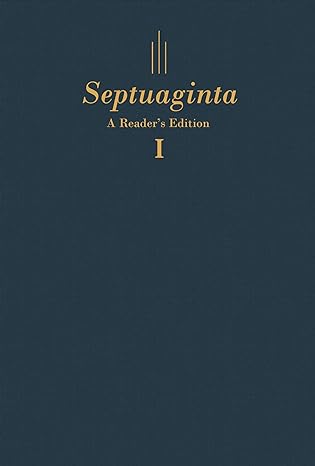 Septuaginta Reader’s Edition