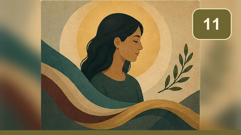 رسم تعبيري للسؤال 11: هل يحبني الله فعلًا؟