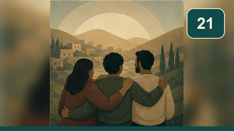 رسم تعبيري للسؤال 21: هل يمكن إصلاح علاقة مكسورة؟