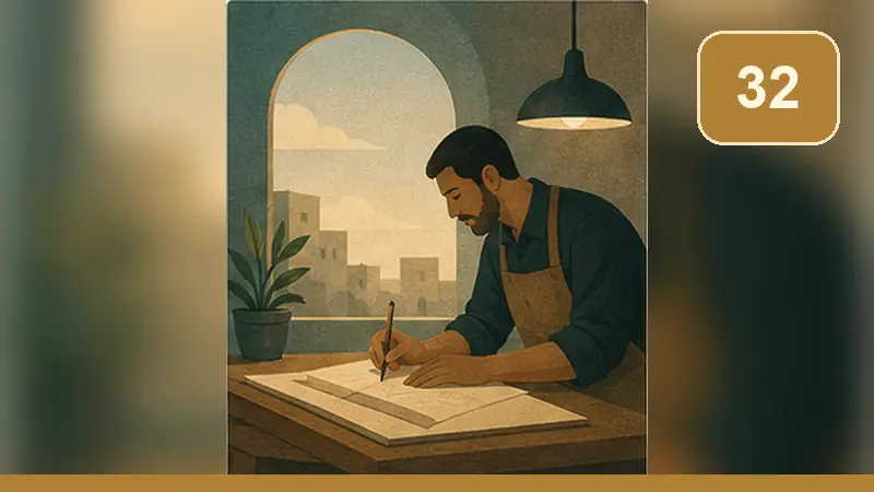 رسم تعبيري للسؤال 32: هل الراحة كسل؟